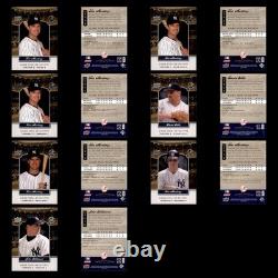 120+ 2008 Upper Deck Yankee Stadium Legacy Card Lot Jeter, Ruth, DiMaggio (dups)