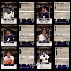 120+ 2008 Upper Deck Yankee Stadium Legacy Card Lot Jeter, Ruth, DiMaggio (dups)
