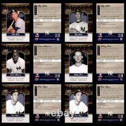 120+ 2008 Upper Deck Yankee Stadium Legacy Card Lot Jeter, Ruth, DiMaggio (dups)