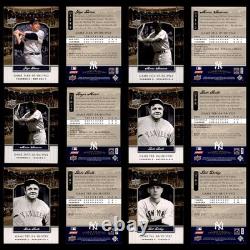 120+ 2008 Upper Deck Yankee Stadium Legacy Card Lot Jeter, Ruth, DiMaggio (dups)