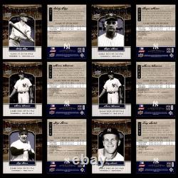 120+ 2008 Upper Deck Yankee Stadium Legacy Card Lot Jeter, Ruth, DiMaggio (dups)