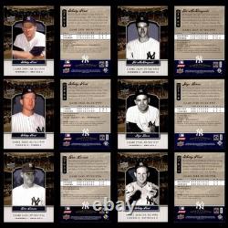120+ 2008 Upper Deck Yankee Stadium Legacy Card Lot Jeter, Ruth, DiMaggio (dups)