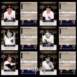 120+ 2008 Upper Deck Yankee Stadium Legacy Card Lot Jeter, Ruth, DiMaggio (dups)