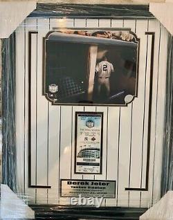 18 x 22 Framed Derek Jeter Final Game Yankee Stadium Limited Edition #46 of 2008