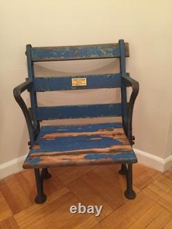 1923-1973 Certified 50th Anniversary Yankee Stadium Seat. # 7 With Plaque