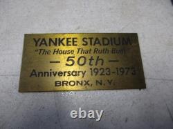 1923-1973 Yankees Stadium Seat