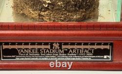 1923-2008 Old Yankee Stadium Used Grass/Sod with Display Case Steiner NEW SEALED