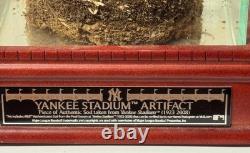 1923-2008 Old Yankee Stadium Used Grass/Sod with Display Case Steiner Sports