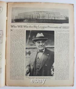 1923 BASEBALL MAGAZINE (May) The New 1923 YANKEE STADIUM New York (Scarce)