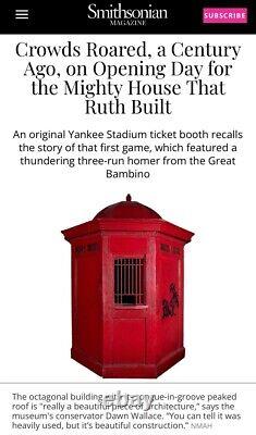 1923 Opening Day 1st Game @yankees Stadium House Ruth Built Babe Hr Ticket Psa