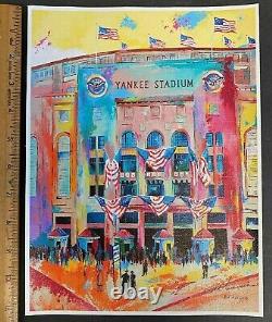1923 YANKEES STADIUM GICLEE SIGNED BY ARTIST AL SORENSON WithCOA /1000 D MS 91021
