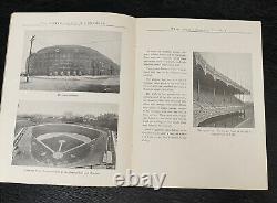 1923 YANKEE STADIUM Vintage Baseball Program Booklet by White Construction Co