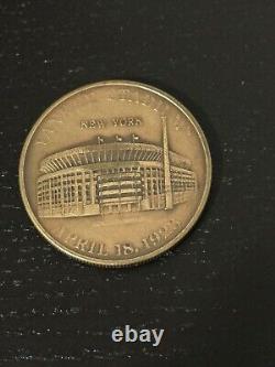 1923 Yankee Stadium Dirt Coin MLB Memorabilia Authenticated