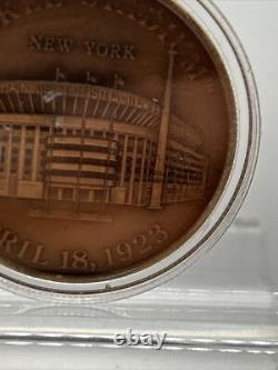 1923 Yankee Stadium Infield Dirt Coin Baseball Memorabilia MLB Hologram Auth