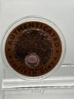 1923 Yankee Stadium Infield Dirt Coin Baseball Memorabilia MLB Hologram Auth