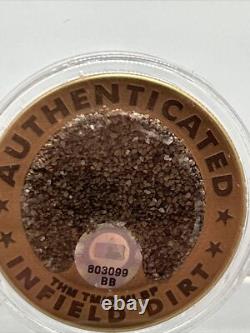 1923 Yankee Stadium Infield Dirt Coin Baseball Memorabilia MLB Hologram Auth