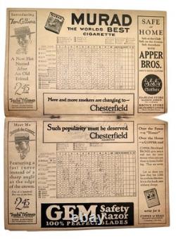 1925 NY YANKEE STADIUM PROGRAM withROOKIE LOU GEHRIG IN HIS 32/58TH GAME-BABE RUTH 1925 NY YANKEE STADIUM PROGRAM withROOKIE LOU GEHRIG IN HIS 32/58TH GAME-BABE RUTH