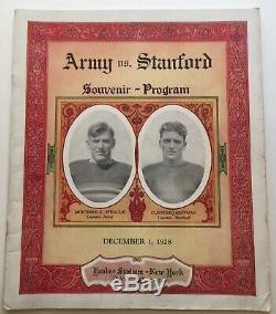 1928 Stanford Vs Army College Football Program At Yankee Stadium New York 12/1