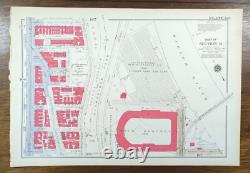 1934 POLO GROUNDS STADIUM Map MANHATTAN NEW YORK CITY NY Old Vintage Original