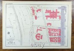 1934 POLO GROUNDS STADIUM Map MANHATTAN NEW YORK CITY NY Old Vintage Original