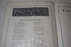 1936 New York University vs. University of North Carolina Yankee Stadium Program