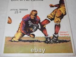 1936 New York University vs. University of North Carolina Yankee Stadium Program