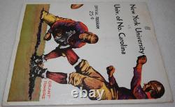 1936 New York University vs. University of North Carolina Yankee Stadium Program