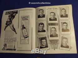 1936 Notre Dame Irish Army Cadets Football Program Yankee Stadium New York Rare
