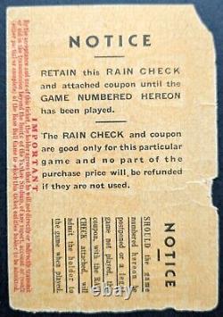 1936 World Series Game 4 Yankee Stadium Program+Ticket Lou Gehrig HR N. Y Giants