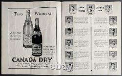 1936 World Series Game 4 Yankee Stadium Program+Ticket Lou Gehrig HR N. Y Giants