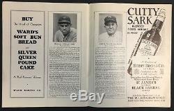 1936 World Series Program Game 3 Yankee Stadium New York Yankees Vs Giants MLB