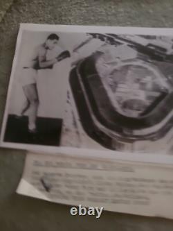 1937 Joe Louis Heavyweight Boxer Tommy Farr Yankee Stadium Photo Boxing New York