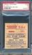 1939 Mlb All Star Game Ticket Stub Bleachers Yankee Stadium, New York Psa 3