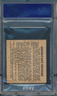 1939 MLB All Star Game Ticket Stub Bleachers Yankee Stadium, New York PSA 3