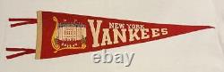 1940-50's New York Yankees Pennant with Yankee Stadium