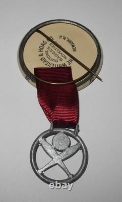 1940's Satchel Paige New York Black Yankees Hinchliffe Stadium Knot Hole Pin