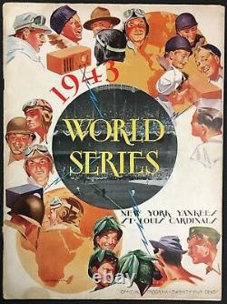 1943 World Series Program Yankee Stadium New York vs St Louis Cardinals MLB