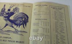 1946 NEW YORK YANKEES vs BROOKLYN DODGERS Football Program, Yankee Stadium, AAFC