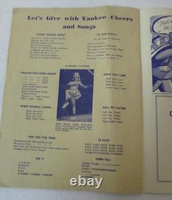 1946 NEW YORK YANKEES vs BROOKLYN DODGERS Football Program, Yankee Stadium, AAFC