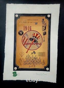 1946 Yankees, Yankee Stadium Limited Edition 22'x 15'x Signed By Fairchild Paris