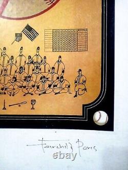 1946 Yankees, Yankee Stadium Limited Edition 22'x 15'x Signed By Fairchild Paris