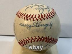 1947-48 New York Yankees Stadium Baseball Team Signed Facsimilie Joe Dimaggio