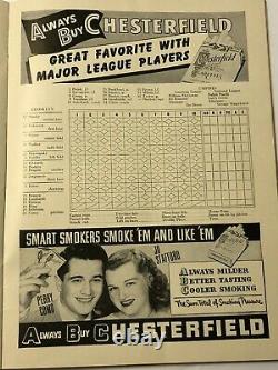 1947 New York YANKEES vs Brooklyn DODGERS WORLD SERIES Program Yankee Stadium