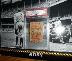 1948 The Babe Ruth Bow Out Ticket Stub Final Yankee Stadium Appearance Psa 3