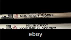1949 Babe Ruth Yankee Stadium Monument Type I Photo + 2 Rare Babe Ruth Pencils