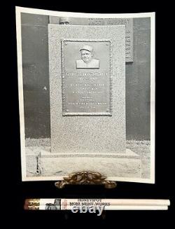 1949 Babe Ruth Yankee Stadium Monument Type I Photo + 2 Rare Babe Ruth Pencils