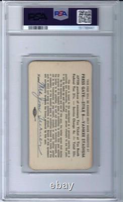 1949 N. Y. Yankees Yankee Stadium Season Pass 12TH Championship PSA 6 Highest