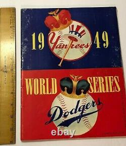 1949 New York YANKEES vs Brooklyn DODGERS WORLD SERIES Program Yankee Stadium