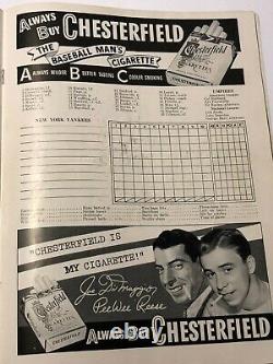 1949 New York YANKEES vs Brooklyn DODGERS WORLD SERIES Program Yankee Stadium