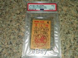 1949 New York Yankees Baseball Ticket Stub Joe DiMaggio Appreciation Stadium Day